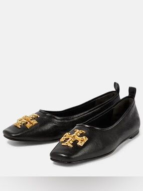 Tory Burch Eleanor Leather Ballet Flats